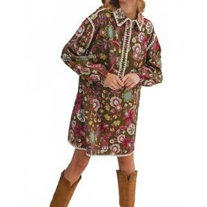 NEW &MERCI sarah dress in brown